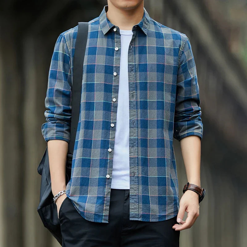 Ryan Plaid Button-Up